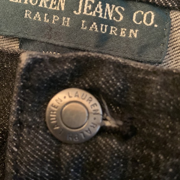 Ralph Lauren Lauren Jeans Co. black stretch jeans bootcut size 14 - Picture 5 of 9